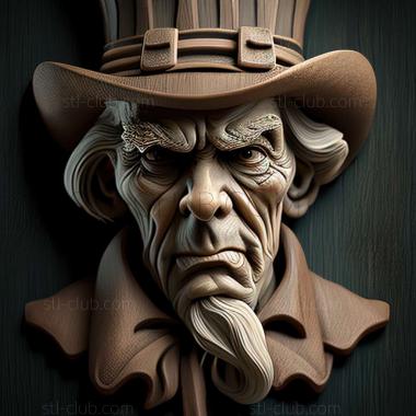 3D model uncle sam (STL)